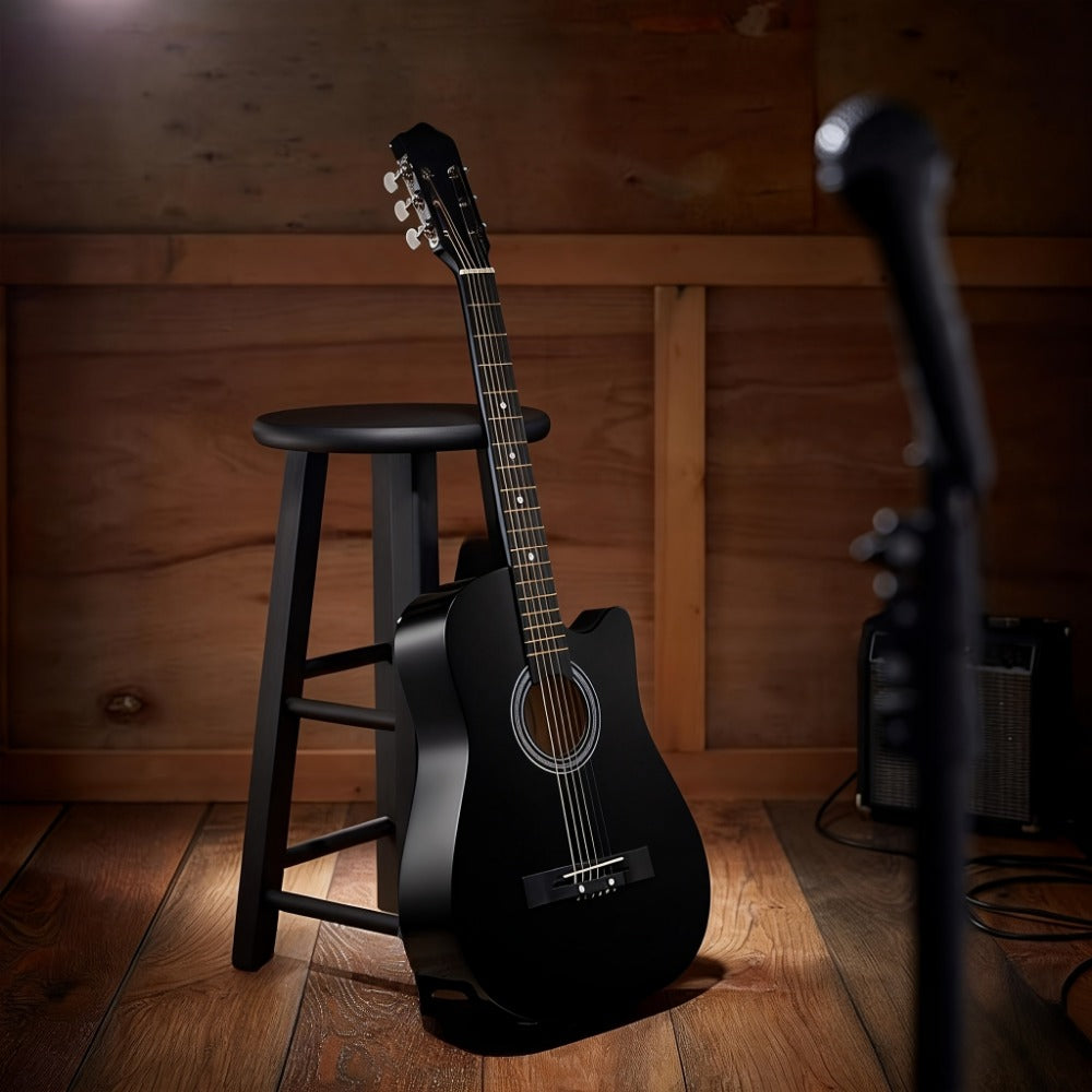 Acoustic Guitar, Portable, 38 Inch, Halloween, Inch, Starter for Lessons and Practice detail image - detail view 12