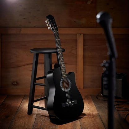 Acoustic Guitar, Portable, 38 Inch, Halloween, Inch, Starter for Lessons and Practice detail image - detail view 12