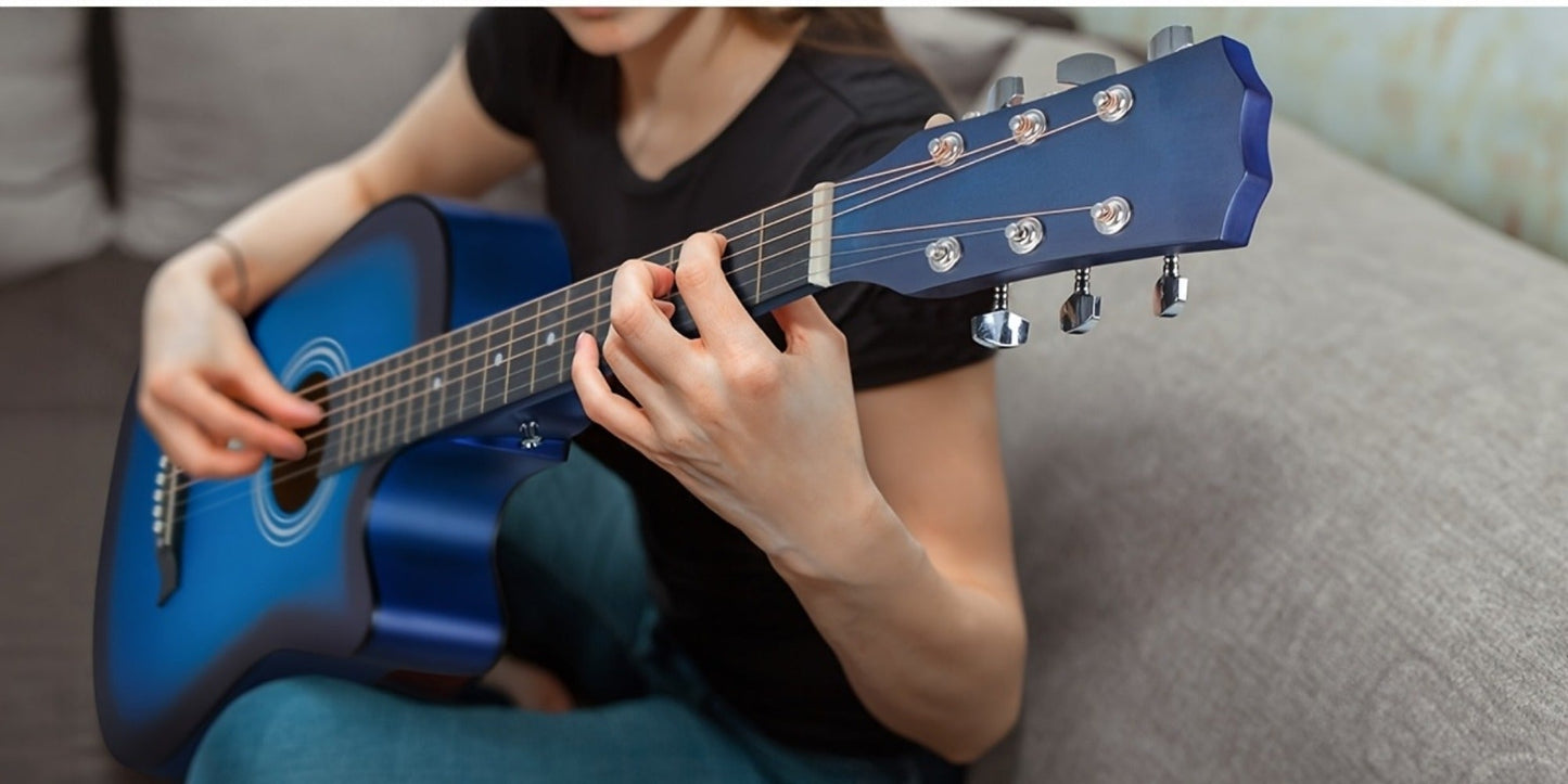 Acoustic Guitar, Portable, 38 Inch, Halloween, Inch, Starter for Lessons and Practice detail image - detail view 17