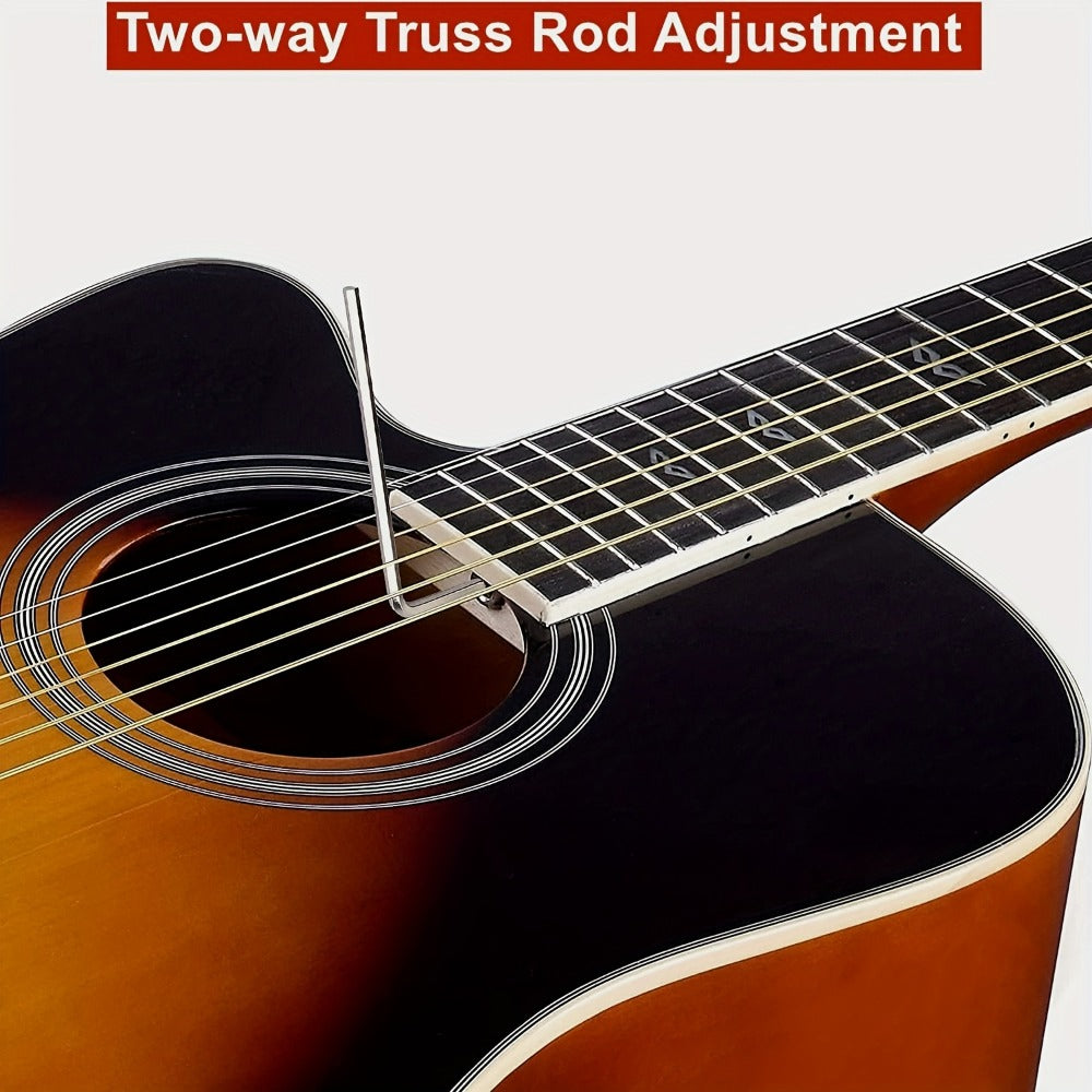 Acoustic Guitar, WINZZ, TG-A4, 41-Inch for Lessons and Practice detail image - detail view 3