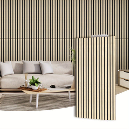 Acoustic Wall Panel shown in the White Oak option