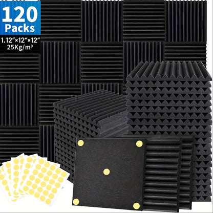 Acoustic Wall Panel, 12inch, Soundproof, Foam for Reducing Room Reflections In Recording detail image - detail view 4