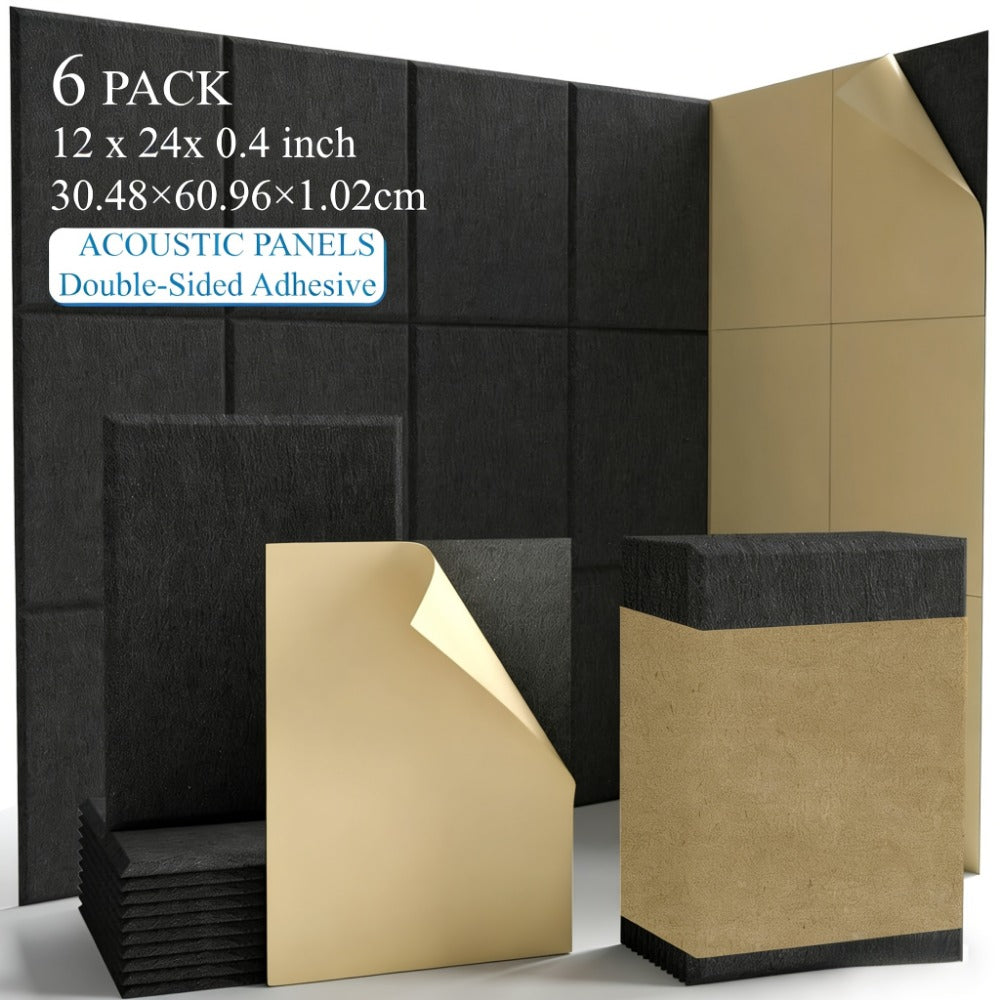 Acoustic Wall Panel, 12pcs, 6/12pcs for Reducing Room Reflections In Recording detail image - detail view 4