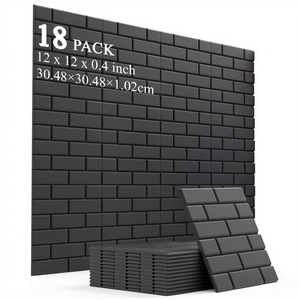 Acoustic Wall Panel, 48pcs, Self-Adhesive for Reducing Room Reflections In Recording detail image - detail view 11