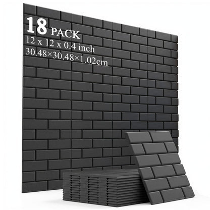 Acoustic Wall Panel, 48pcs, Self-Adhesive for Reducing Room Reflections In Recording detail image - detail view 11