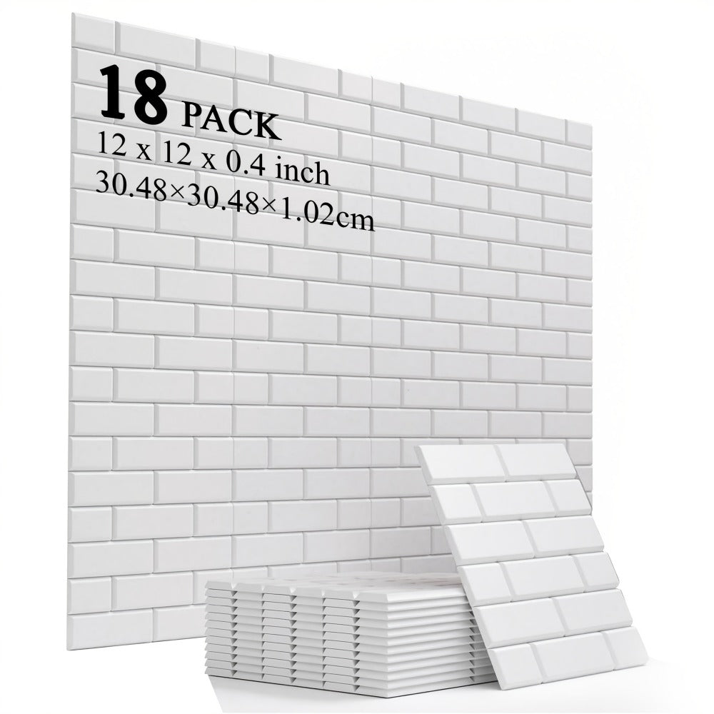 Acoustic Wall Panel, 48pcs, Self-Adhesive for Reducing Room Reflections In Recording detail image - detail view 3