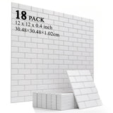 Wall Tile Soundproof Panel 30L1H White 18