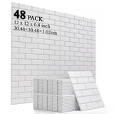 Wall Tile Soundproof Panel 30L1H White48