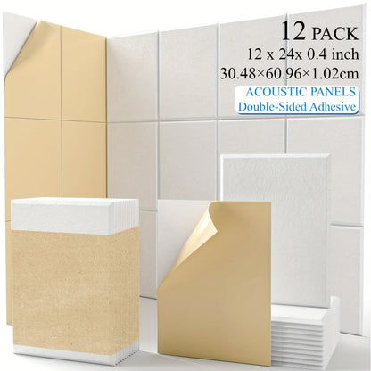 Acoustic Wall Panel shown in the White 12pcs option
