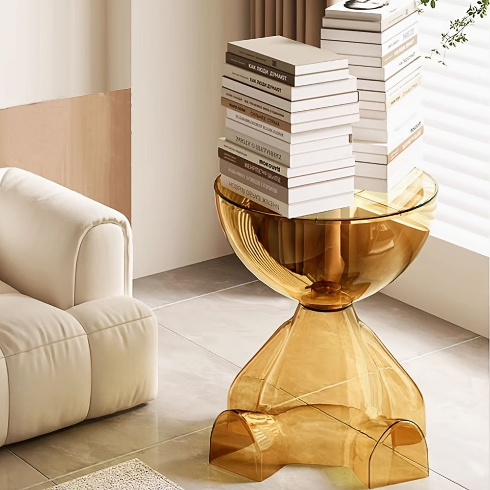 Acrylic Clear Coffee Table, Living Room Center Table for Work, Display, and Everyday Use detail image - detail view 4
