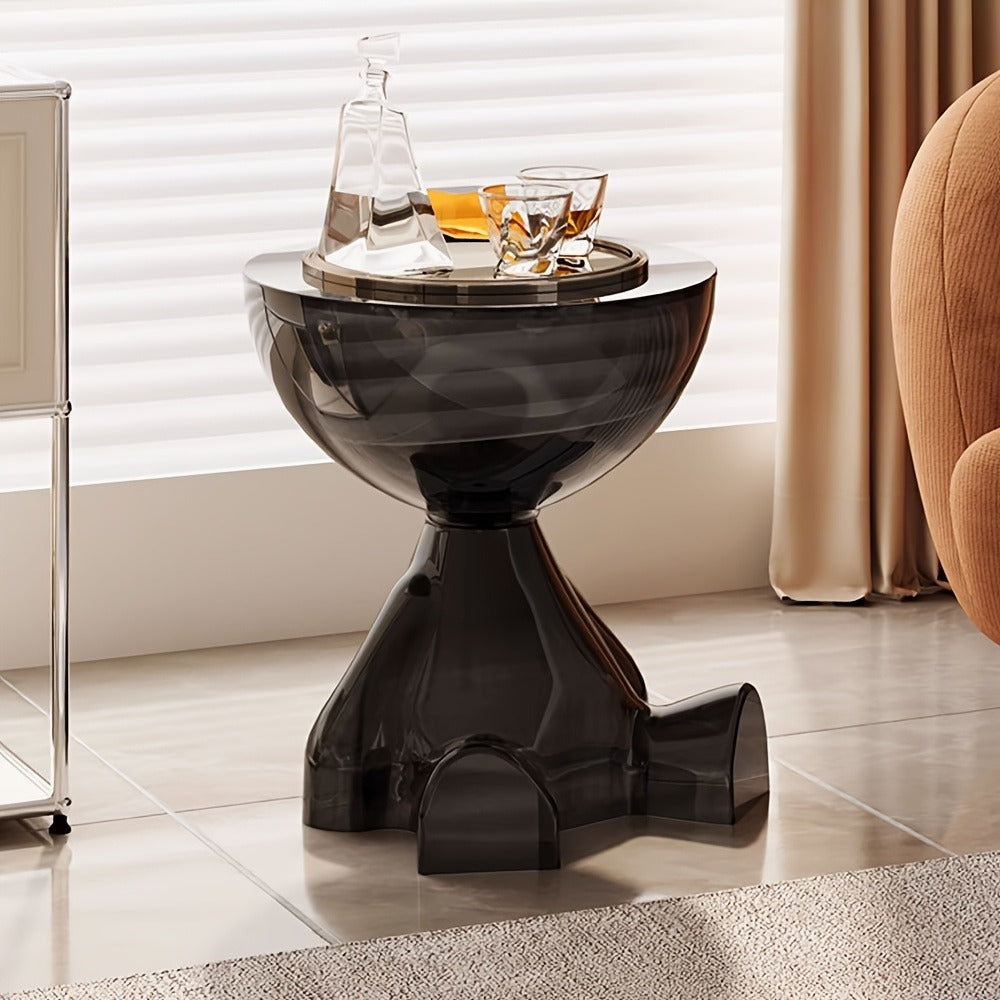 Acrylic Clear Coffee Table, Living Room Center Table for Work, Display, and Everyday Use detail image - detail view 7