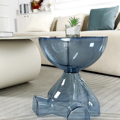 Coffee Table shown in the Transparent Blue option