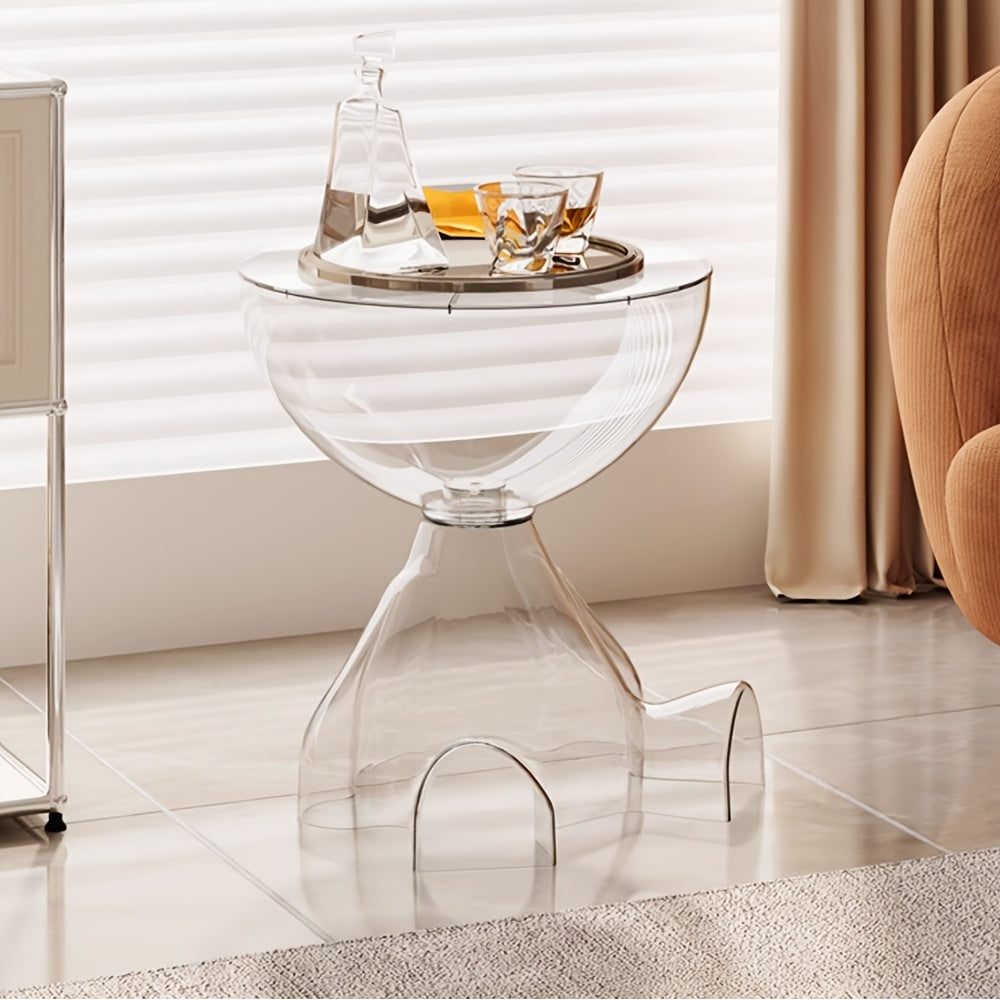 Coffee Table shown in the Transparent White option