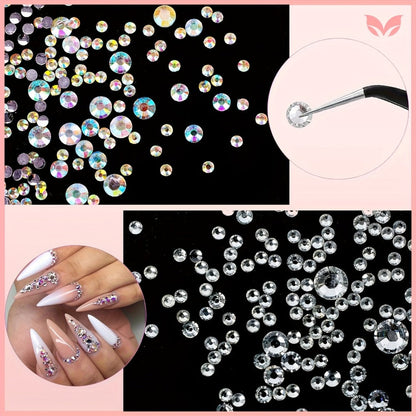 Acrylic Nail Kit MOROVAN with Lamp, 12 Glitter Colors, Three Powders, Nail Tips, Files and Manicure Tools