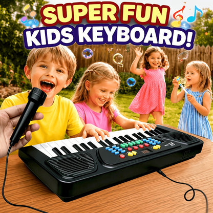 Kids Keyboard Piano 37 Keys with Microphone, Portable Electronic Piano with the Listed Color, Size or Set Options for Everyday Use