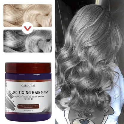 CACAGIBA 300ml Color-Depositing Hair Mask in Screw-Top Jar with Red, Purple or Gray Options