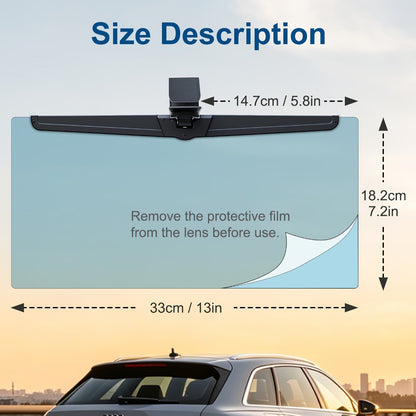 Sun Visor Extender for Car Polarized Anti-Glare UV400 Blocker Clip-On Adjustable Extension Universal Fit Windshield Sun Shade for Safe Comfortable Driving All Vehicles