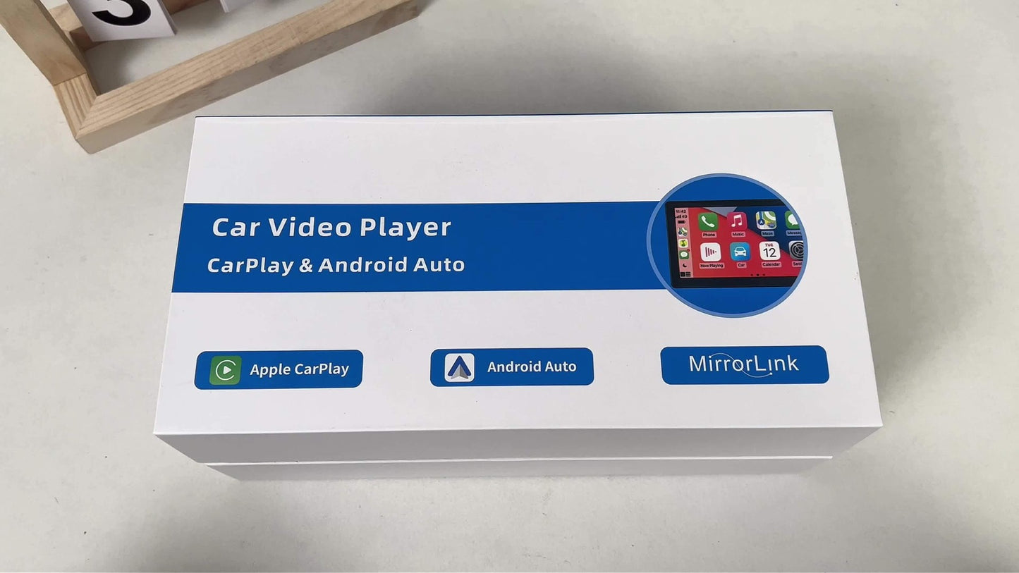 10.26 Inch Car Screen with Wireless CarPlay & Android Auto - Ultra HD Bluetooth Car Monitor, Dual Camera, Reversing Assist, Navigation, Music & Video, Universal for Sedan SUV RV