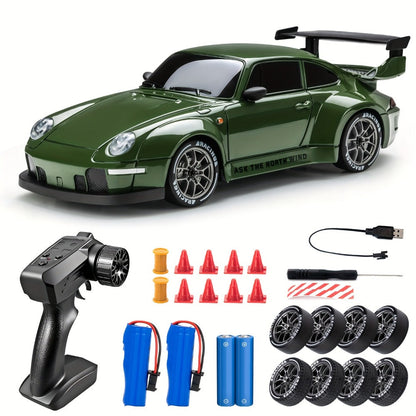 RC Drift Car S814 1:24 Scale Sports Car with Remote Controller, Display Cones and Five Color Selections