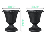 2 Pcs - 13" x 15" - M - Black
