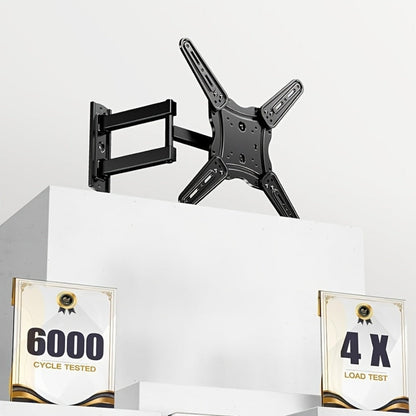 360° Full Rotation TV Wall Mount – Swivel Bracket for Flat Panel TVs, Space-Saving Wall-Mounted Installation, Home Theater & Modern Decor Compatible