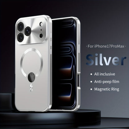 Two-Piece Privacy-Panel Magnetic iPhone Case with Camera Protection in 24 Model and Color Options