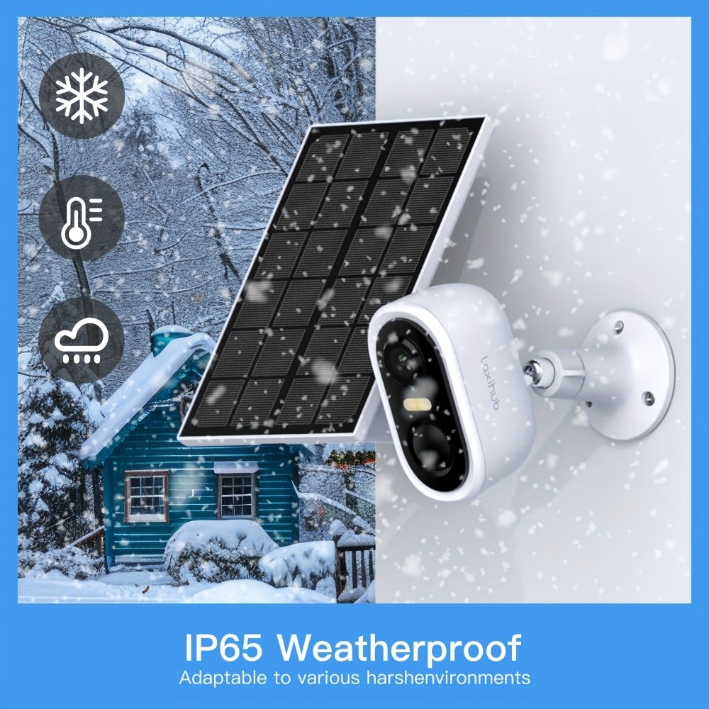 3MP Battery Outdoor Security Camera with Optional Solar Panel and Two- or Four-Camera 64GB Card Kits