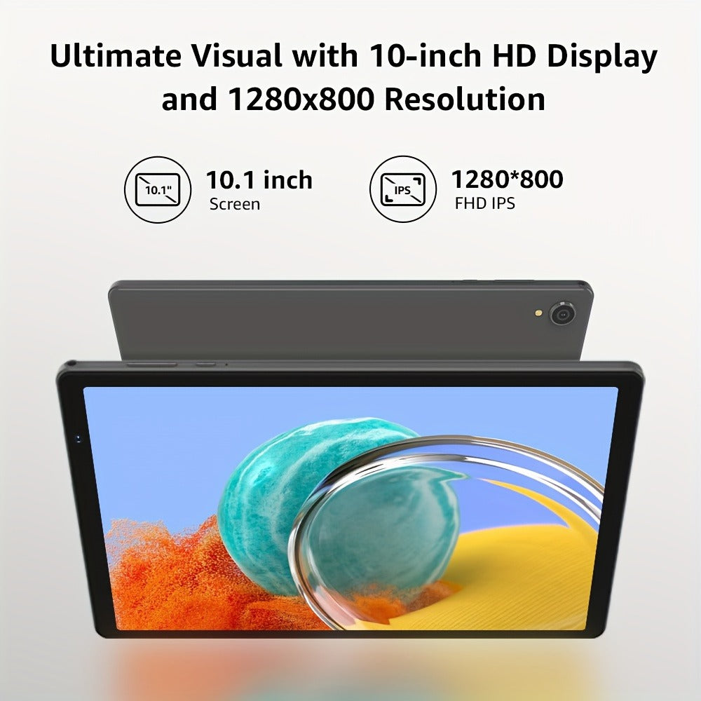 Android Tablet 10.1-Inch with Android 16, Octa-Core CPU, 7000mAh Battery and RAM or Storage Options