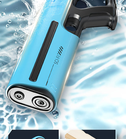 Electric Pulse-Light Water Blaster Bundle with Hard Case, Pictured Goggles and Three Color Choices