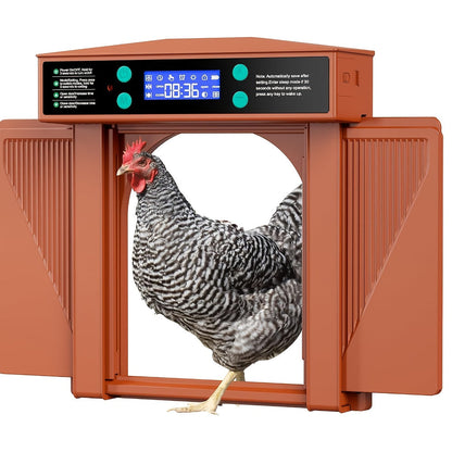 Automatic Chicken Coop Door | Timer Light Sensor Anti-Pinch Auto Open