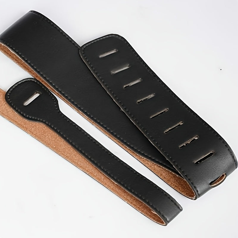Adjustable Guitar Strap shown in the Black option