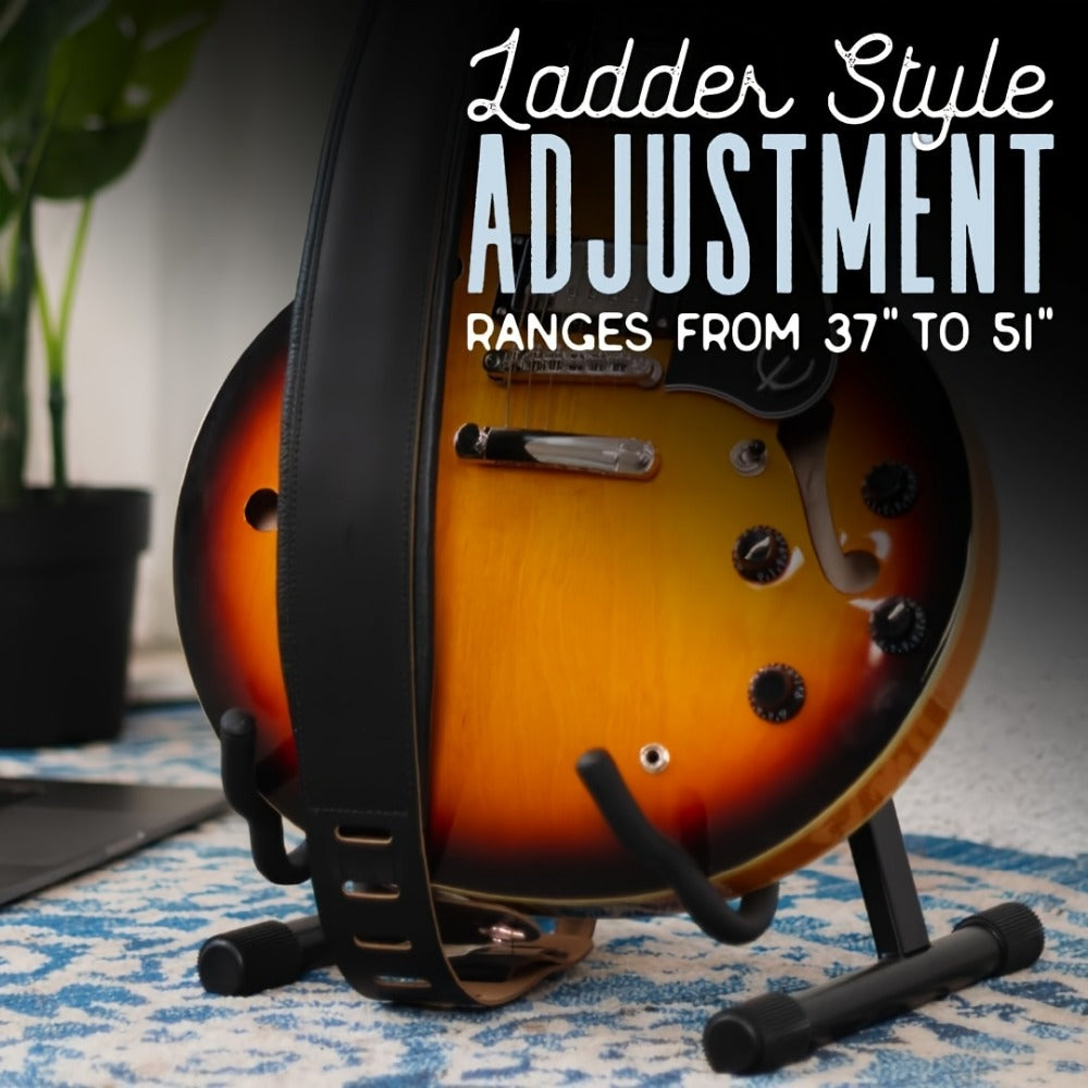 Adjustable Guitar Strap, 37 inches, Adjustable, Leathers, Wide for Supporting A Guitar detail image - detail view 7