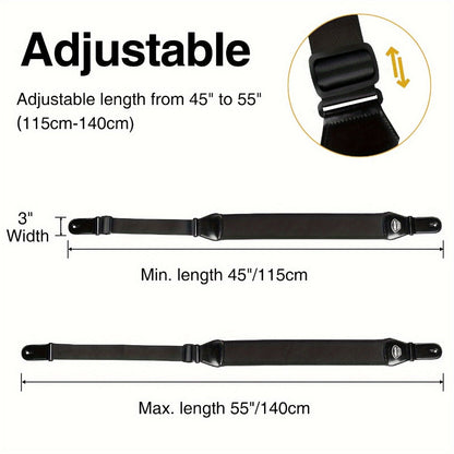 Adjustable Guitar Strap, Adjustable, 3 Inch, LGS-5, Inch, Wide for Supporting A Guitar detail image