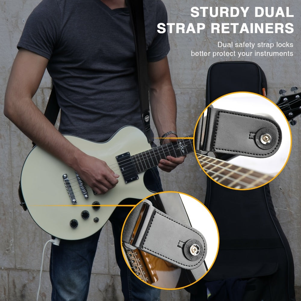 Adjustable Guitar Strap, Adjustable, 3 Inch, LGS-5, Inch, Wide for Supporting A Guitar detail image - detail view 5