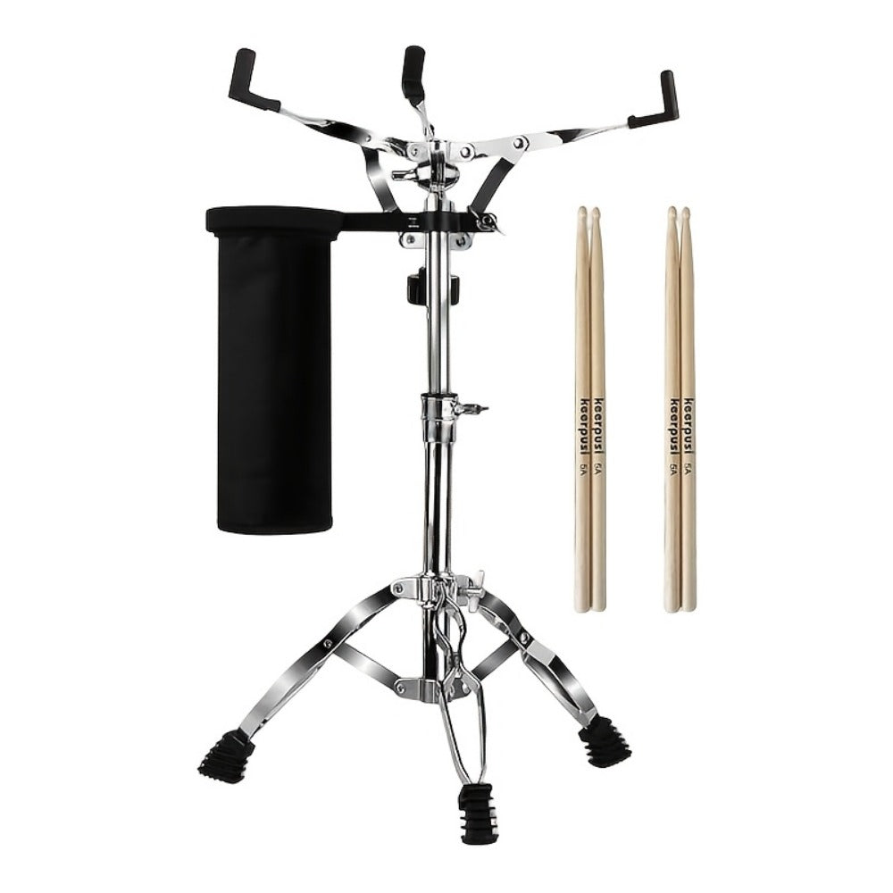 Adjustable Snare Drum Stand Set for 10 to 14-Inch Drums and Practice Pads detail image - detail view 3