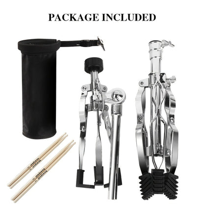 Adjustable Snare Drum Stand Set for 10 to 14-Inch Drums and Practice Pads detail image - detail view 7