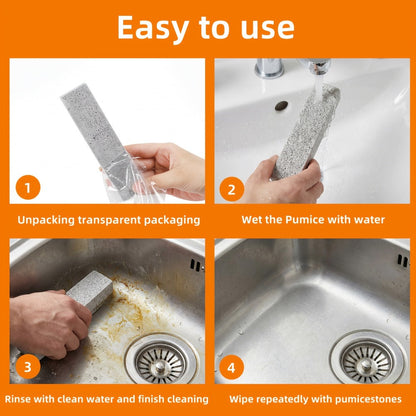 25-Piece Pumice Stone Cleaning Stick Set for Toilet Bowls, Baths, Tile, Grout and Pool Surfaces