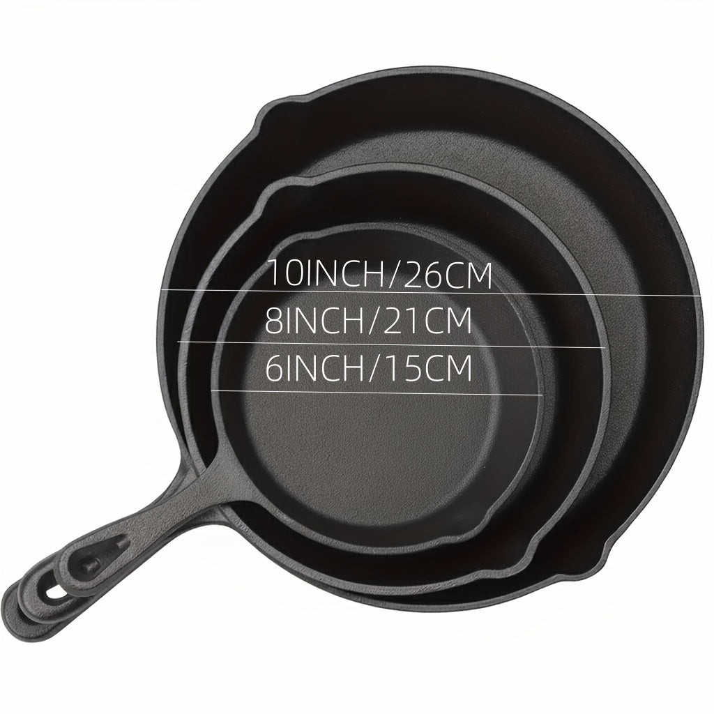 Cast Iron Cookware Collection with Eight Skillet, Dutch Pot, Griddle, Baking Tray and Set Configurations