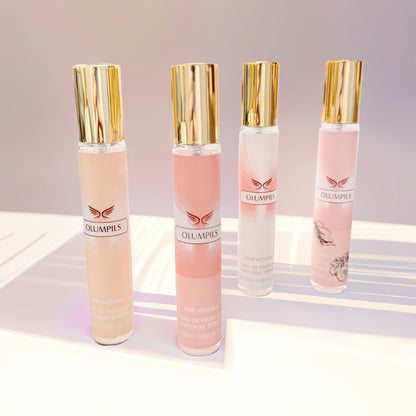 Perfume Gift Set for Women — Mystical 4-Piece Travel Size Fragrance Kit 20ml Each, Fresh Fruity Floral Scents, Long-Lasting Unisex Eau de Parfum, Ideal for Birthday, Valentine’s Day & Everyday Wear
