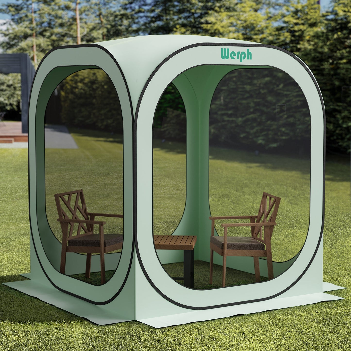Gazebo Screen House 6x6ft Pop Up Canopy Mosquito Netting Backyard