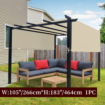 Pergola Replacement Canopy Panel in Eight Colors and Three Lengths for 24 Checkout Options