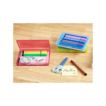 Photo Storage Box with 14 or 18 Inner Keeper Cases in Clear, Black or Multicolor Configurations