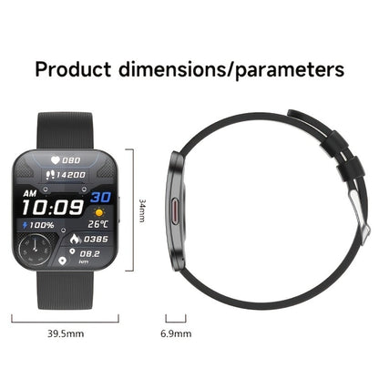 Curved Screen Smartwatch 1.85 Inch Full Touch Calling Messaging Music Camera Control Fitness Tracker Heart Rate Sleep Multiple Sport Modes Android iPhone Compatible Women Men Outdoor Lighting Version Black Pink