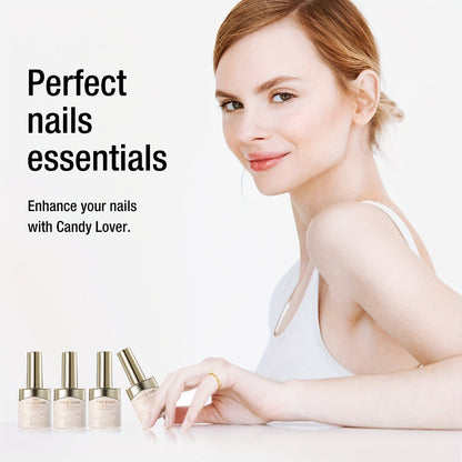 Gel Nail Base & Top Coat Set 4pcs – Glossy Top Coat, Matte Top Coat, Base Coat & Nail Strengthener, UV LED Soak-Off Gel Nail Kit for Long-Lasting Chip-Free Salon Manicure at Home