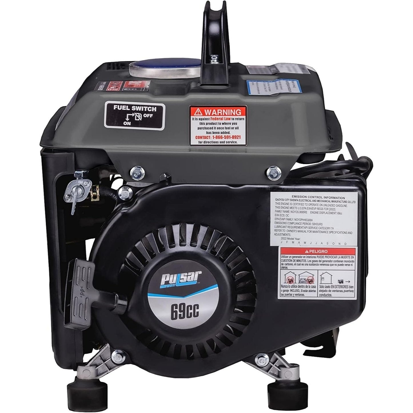 Portable Generator Gas Powered | Camping Emergency Tailgating Outdoor