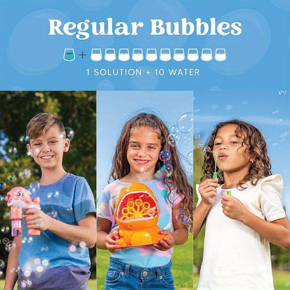 64oz Bubble Solution Refill 2-Pack Concentrate, Makes 5 Gallons, Compatible with Bubble Machines
