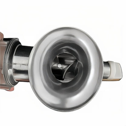Size 5 Manual Meat Grinder with Table Clamp, Hand Crank, Cutting Plate, Blade and Sausage Nozzle