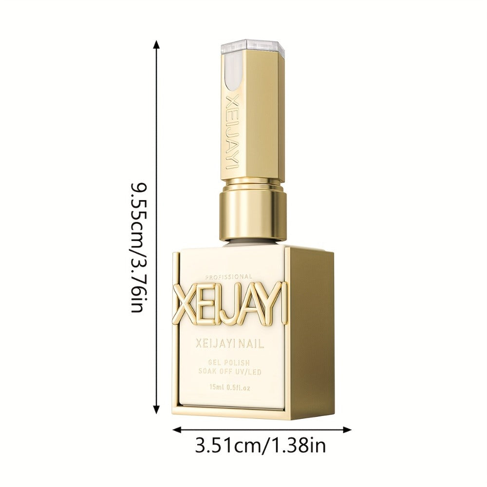Gel Nail Polish Set with XEIJAYI Label, 6 Diamond Glitter Colors and Shade Numbers 163 to 168