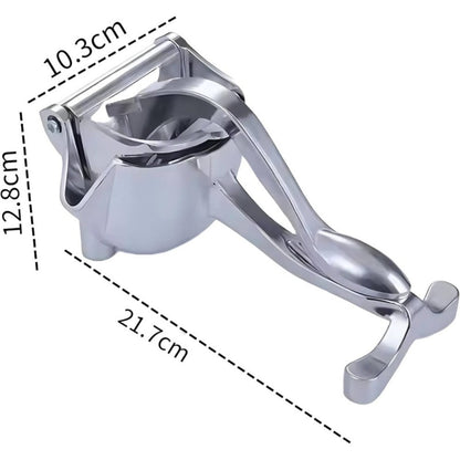 Manual Citrus Juicer – Heavy Duty Aluminum Lemon Squeezer with Lever Press, Removable Filter, Easy Squeeze Extractor for Lemon, Lime, Orange & Pomegranate, Kitchen Tool for Juice Lovers
