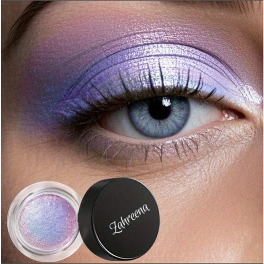 Holographic Glitter Eyeshadow Gel Jelly Shimmer Waterproof Long-Lasting Indigo Twilight Purple Blue Gradient Eye Makeup for Party Halloween Festival Cosplay Editorial